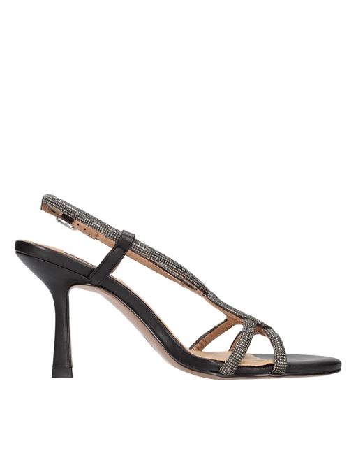 MELISSA sandals in fabric and rhinestones BIBI LOU | 598Z10VKNERO